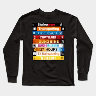 Danny Boyle Cassete Movie Retro Long Sleeve T-Shirt